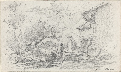 美国华盛顿国立美术馆素描藏品. -119美国华盛顿国家美术馆素描线稿集3925幅TIF-9的作品-R-20091123-0061