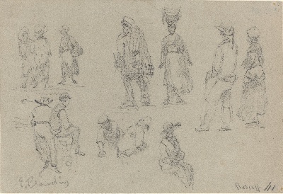美国华盛顿国立美术馆素描藏品. -119美国华盛顿国家美术馆素描线稿集3925幅TIF-9的作品-R-20091123-0065