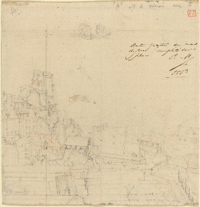 美国华盛顿国立美术馆素描藏品. -119美国华盛顿国家美术馆素描线稿集3925幅TIF-9的作品-R-20091125-0018