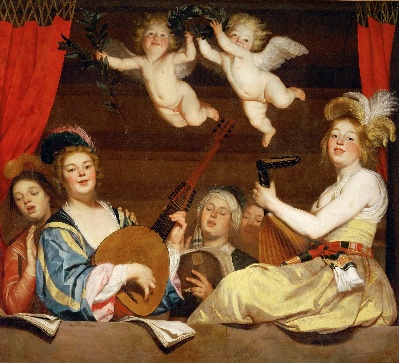 -23MSG082卢浮宫高清图集TIF- 9的作品-Gerrit van Honthorst（1590-1656）——音乐会