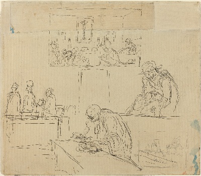 美国华盛顿国立美术馆素描藏品. -1210美国华盛顿国家美术馆素描线稿集3925幅TIF-10的作品-R-20091204-0098