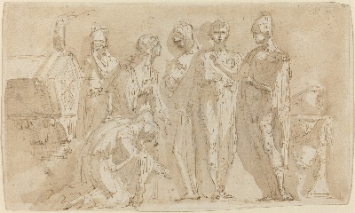 美国华盛顿国立美术馆素描藏品. -1614美国华盛顿国家美术馆素描线稿集3925幅TIF-14的作品-R-20091230-0044