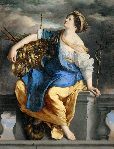 -9MSG082卢浮宫高清图集TIF- 17的作品-Orazio Gentileschi——公共幸福战胜危险