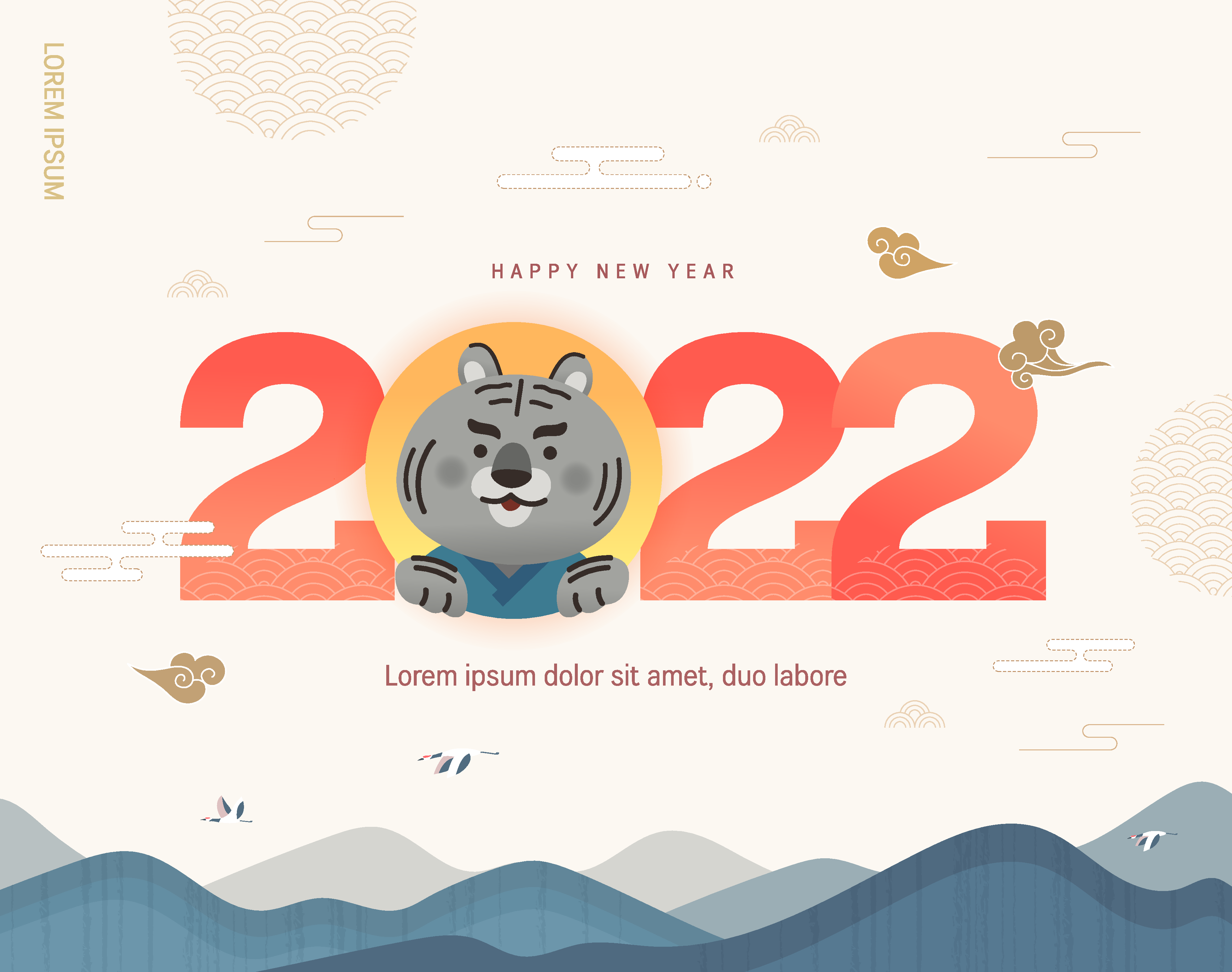 海报2790虎年元素的PSD模板-17