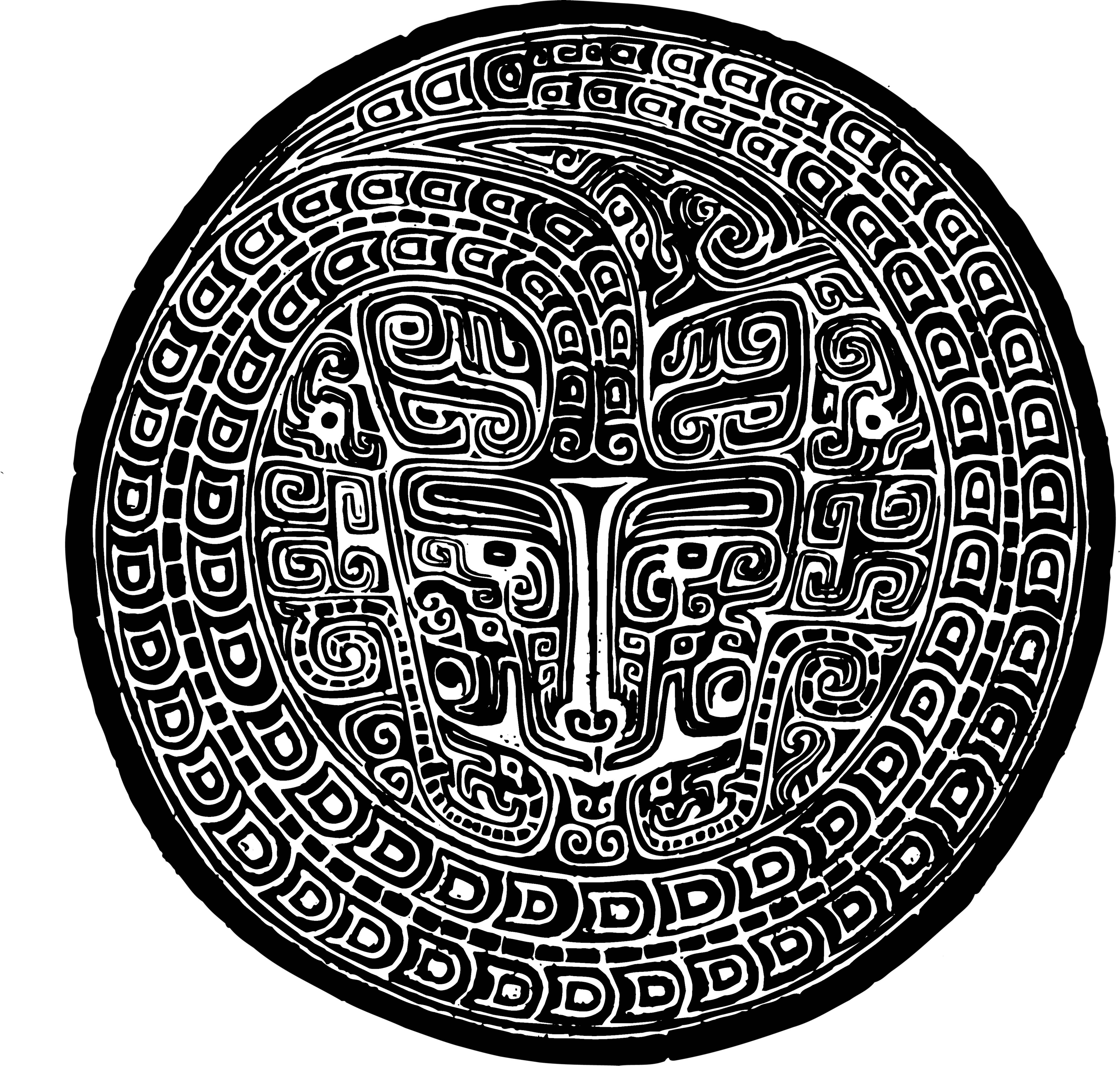 古代春秋战国纹样拓印矢量AI.的AI模板-春秋战国纹样 5