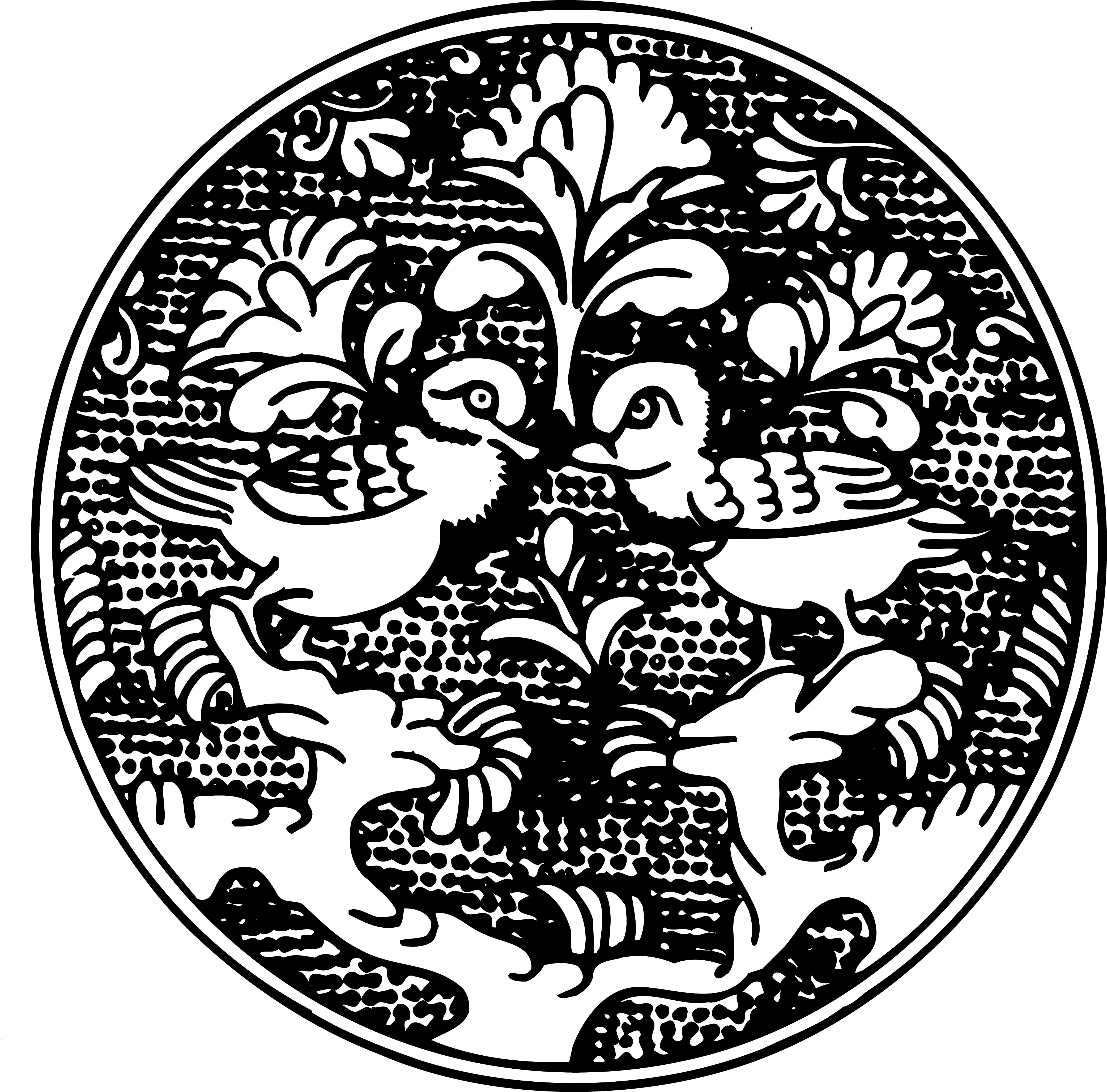 隋唐五代装饰纹样拓印AI的AI模板-隋唐五代古典纹样008