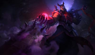 英雄联盟.0【全英雄分类A】一英雄一3GB第一部分暮光之眼 慎的作品-腥红之月 鬼武者