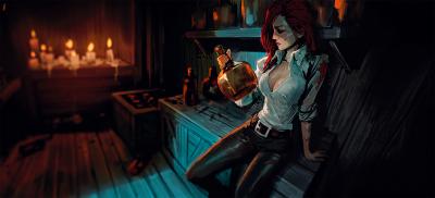 英雄联盟.赏金猎人 厄运小姐老的作品-Miss-Fortune-Comic-2-League-of-Legends-Artwork-Wallpaper-lol