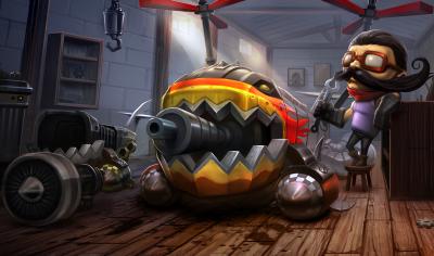 英雄联盟.英勇投弹手 库奇新建文件夹的作品-Hot-Rod-Corki-Chinese-Splash-Art-League-of-Legends-Artwork-Wallpaper-lol