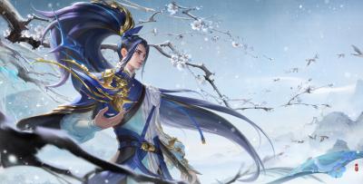 英雄联盟18更新的作品-韩信-傲雪梅枪8K