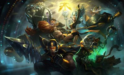 英雄联盟.历年合照、登陆图的作品-Fnatic_HD