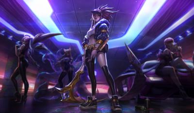 英雄联盟.4【更新】K／DA的作品-KDA_Akali_Splash_Final