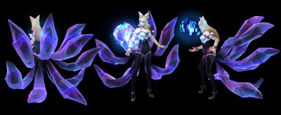英雄联盟.K／DA设计的作品-Ahri_model