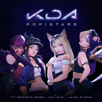 英雄联盟.K／DA设计的作品-KDA_AbumCover1