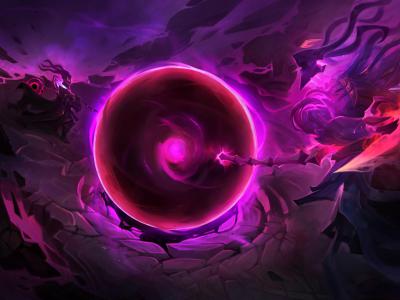 英雄联盟.4【更新】死兆星的作品-Dark-Star-Singularity-Promo-HD-Wallpaper-Official-Artwork-League-of-Legends-lol