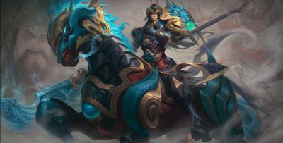 英雄联盟.合集五虎将合集的作品-G-关羽-武圣8K超清晰版