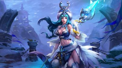 英雄联盟.王昭君的作品-王昭君-冰雪之华2