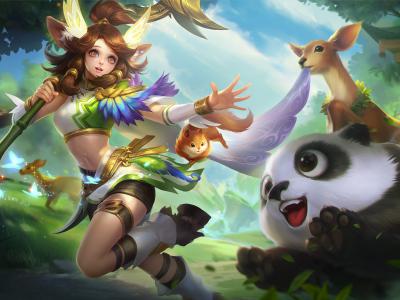 英雄联盟.瑶的作品-瑶-森4比3