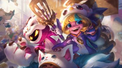 英雄联盟.月01日更新10.7版本-创世魔神-星之守护者-费德提克重做愚人节的作品-维迦–我，怒角