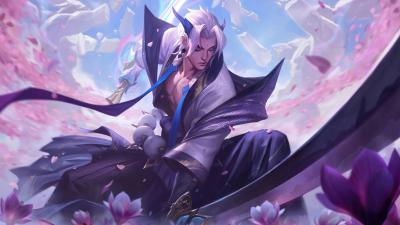 英雄联盟.月05日更新10.16版本-灵魂莲华系列2-封魔剑魂永恩绽灵节的作品-永恩–灵魂莲华