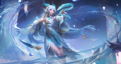 英雄联盟2021年合集的作品-8月02日西施-清融FMVP-游龙清影8K