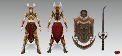 英雄联盟.原稿设计图其他的作品-phoniex_leona_by_the_bravo_ray-d4jh4fa