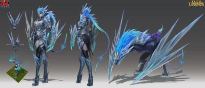 英雄联盟.原稿设计图其他的作品-ice_drake_shyvana_riotzeronis_by_zeronis-d67lb66