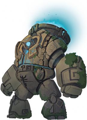 英雄联盟.生物蓝BUFF魔像的作品-bluebuff_01