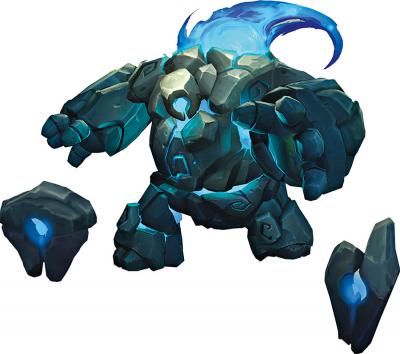 英雄联盟.生物蓝BUFF魔像的作品-creature_01