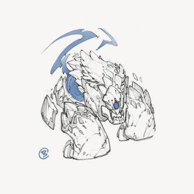 英雄联盟.生物蓝BUFF魔像的作品-ff22