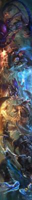 英雄联盟.宣传图GroupSplashes的作品-GroupSplashes_TeamFight