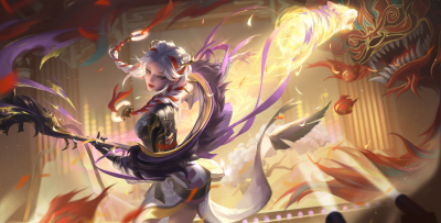 英雄联盟一些更新的作品-01月23日-杨玉环-寅虎·心曲