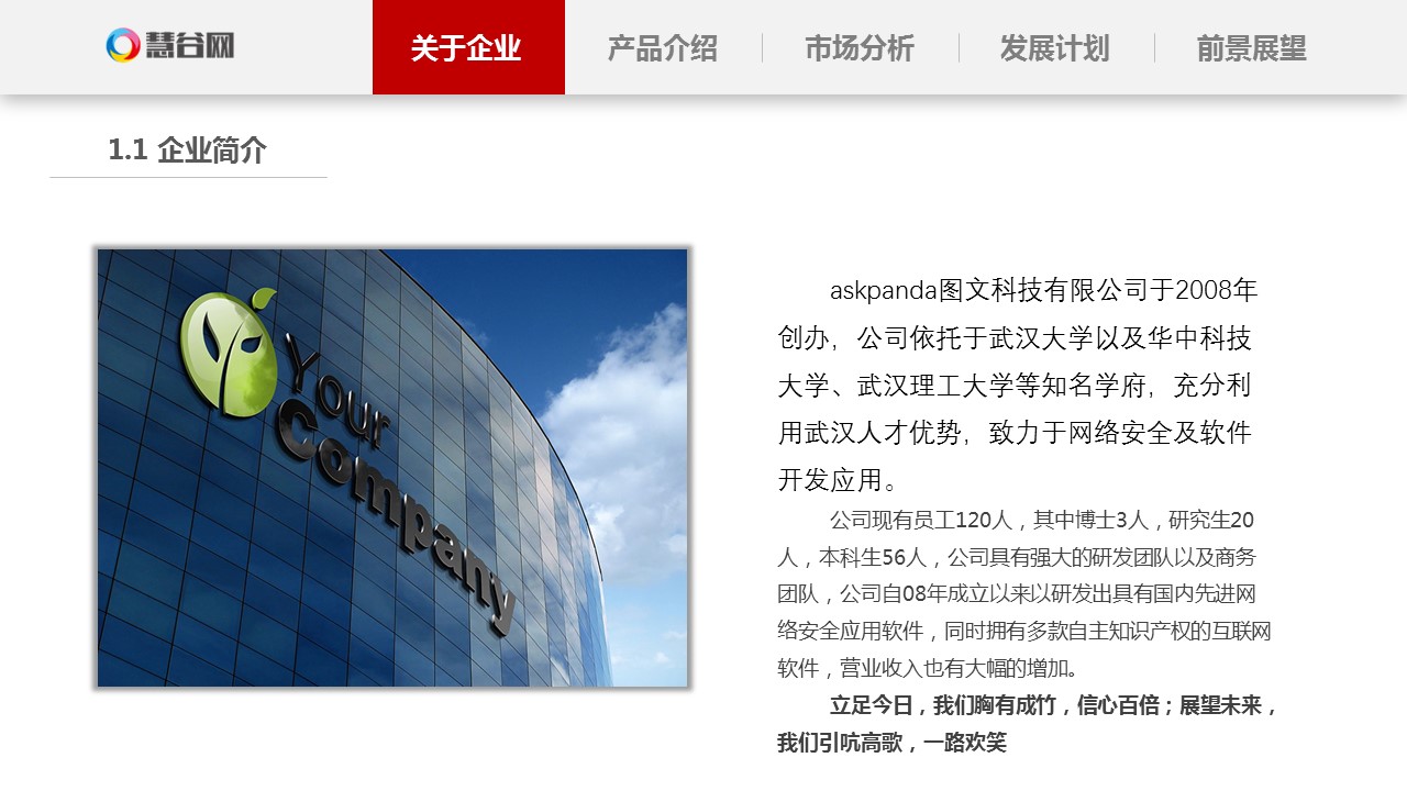 商务.企业简介1公司简介企业展示宣传 2的PPT模板-4/39