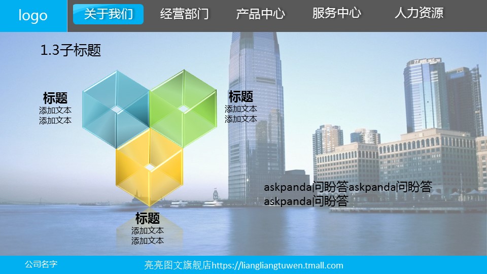 商务.企业简介1公司简介企业展示宣传 30的PPT模板-5/36