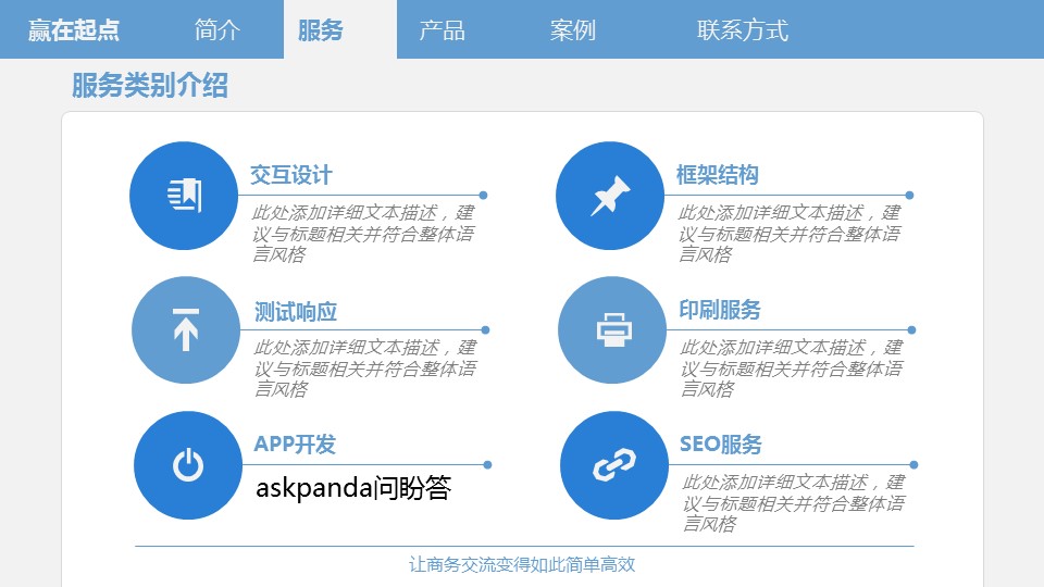 商务.企业简介1公司简介企业展示宣传 36的PPT模板-10/36