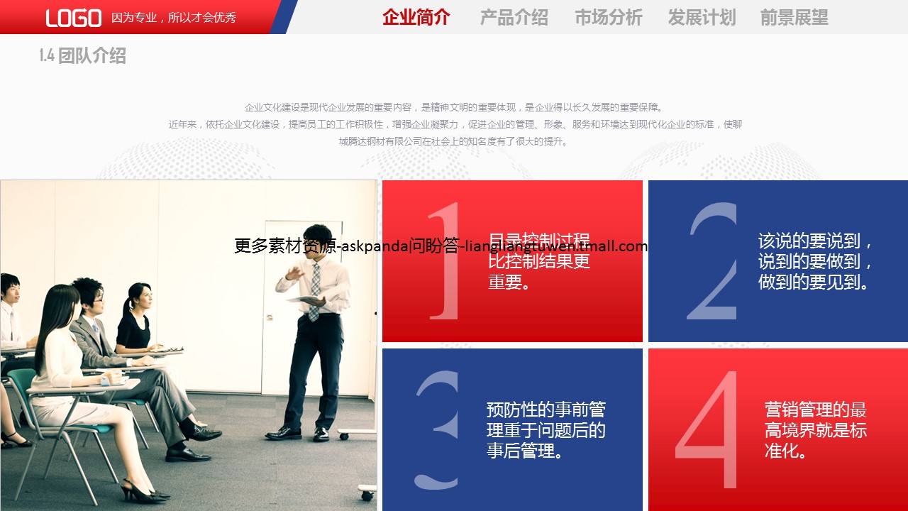 商务.企业简介2公司简介企业展示宣传 40的PPT模板-7/43
