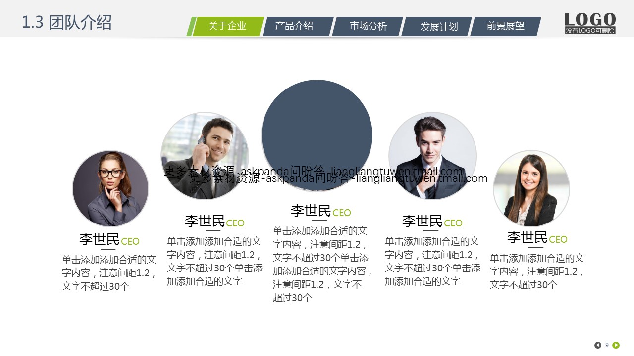 商务.企业简介2公司简介企业展示宣传 48的PPT模板-9/49