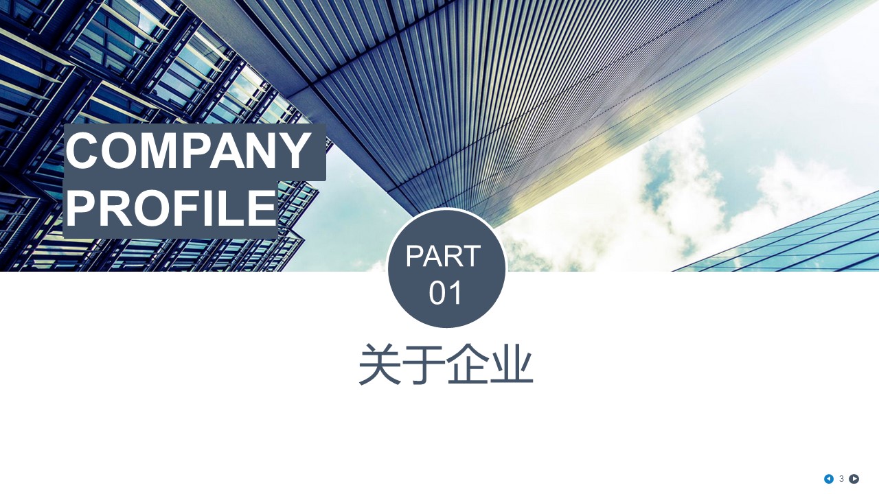 商务.企业简介3公司简介企业展示宣传 51的PPT模板-3/47
