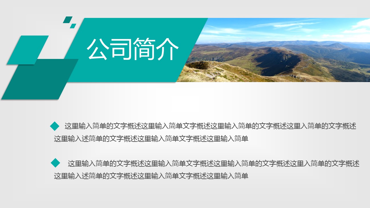 商务.企业简介4公司简介企业展示宣传 107的PPT模板-4/44