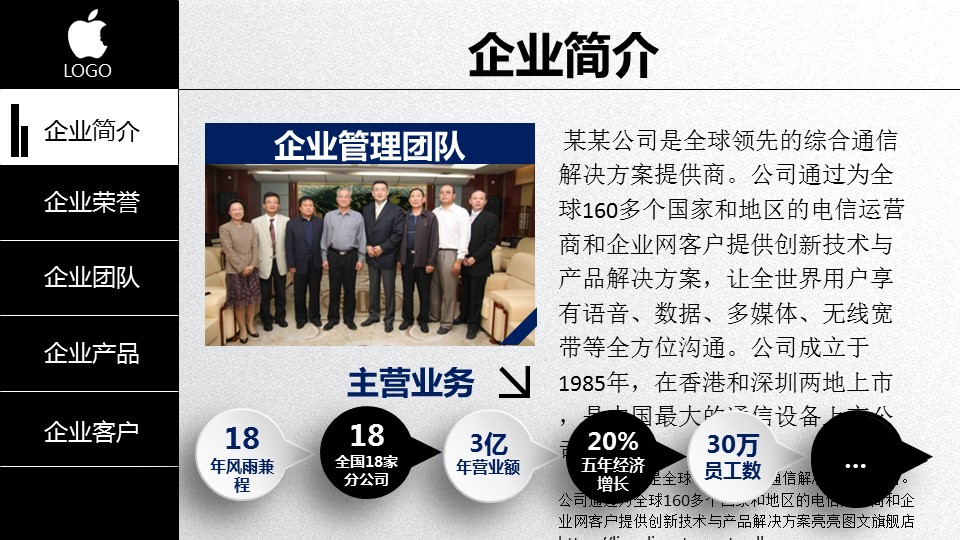 商务.商业计划书2商业计划书原-30的PPT模板-6/47
