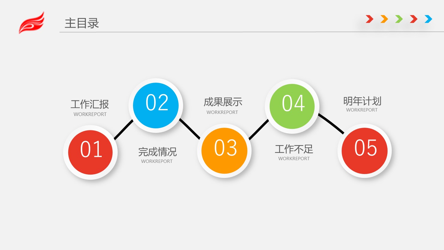 商务.工作总结2B-精选工作总结- 10的PPT模板-2/53