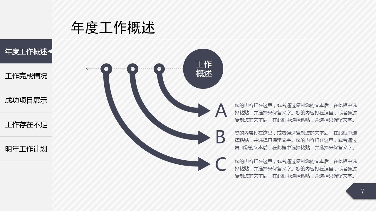 商务.工作总结3C-工作总结-60的PPT模板-7/38