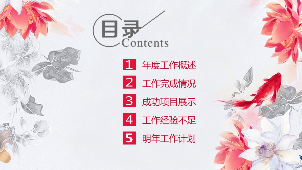商务.工作总结4工作汇报 年终总结——148的PPT模板-2/42