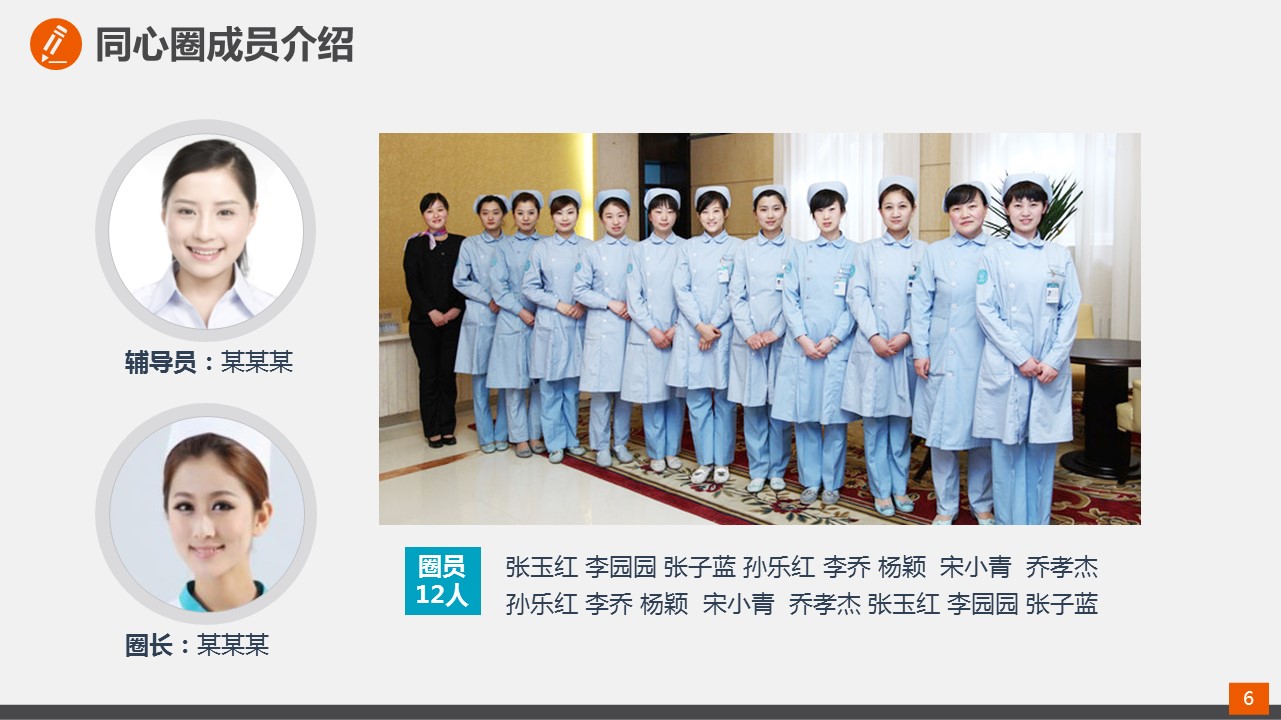 商务.医院医生某品管圈活动成果报告的PPT模板-6/34