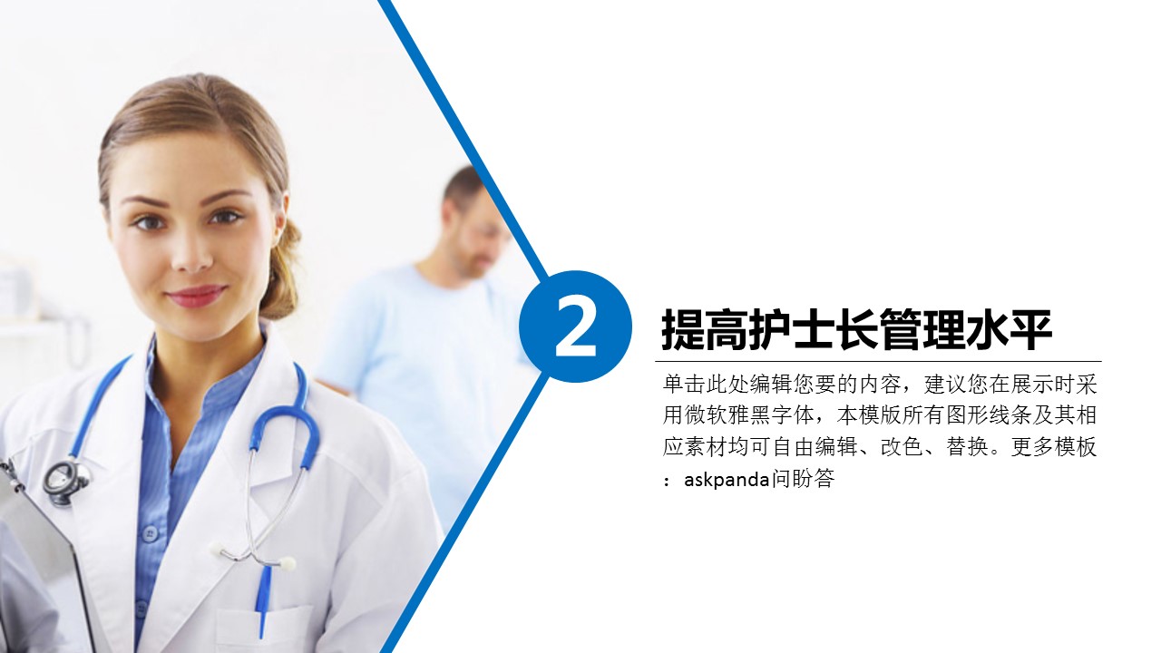 商务.医院医生医生工作汇报总结模板通用——图文的PPT模板-7/29