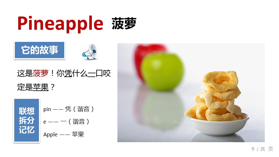 商务.教育教师快乐学英语——图文的PPT模板-9/17