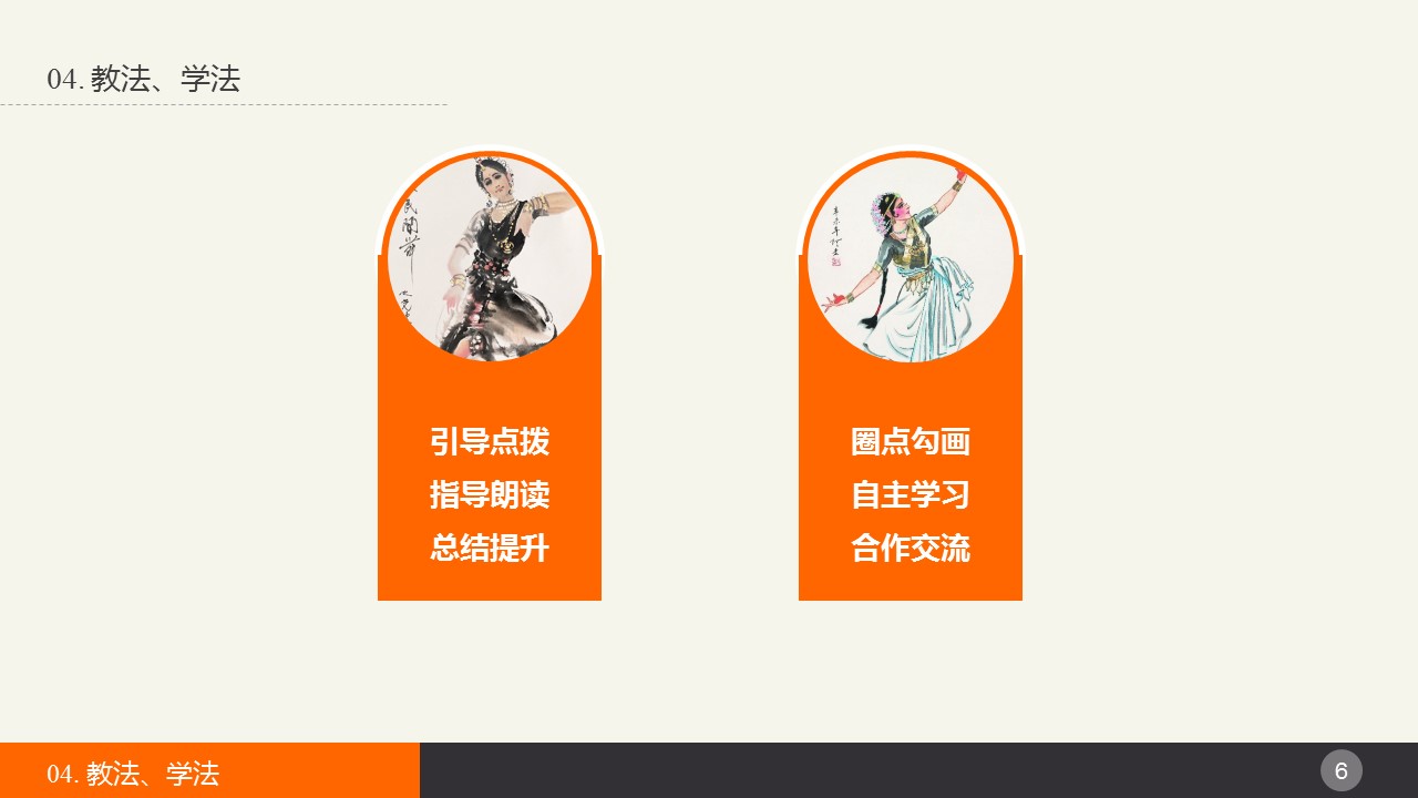 商务.教育教师舞蹈教育教学课件ppt模板——图文的PPT模板-6/16