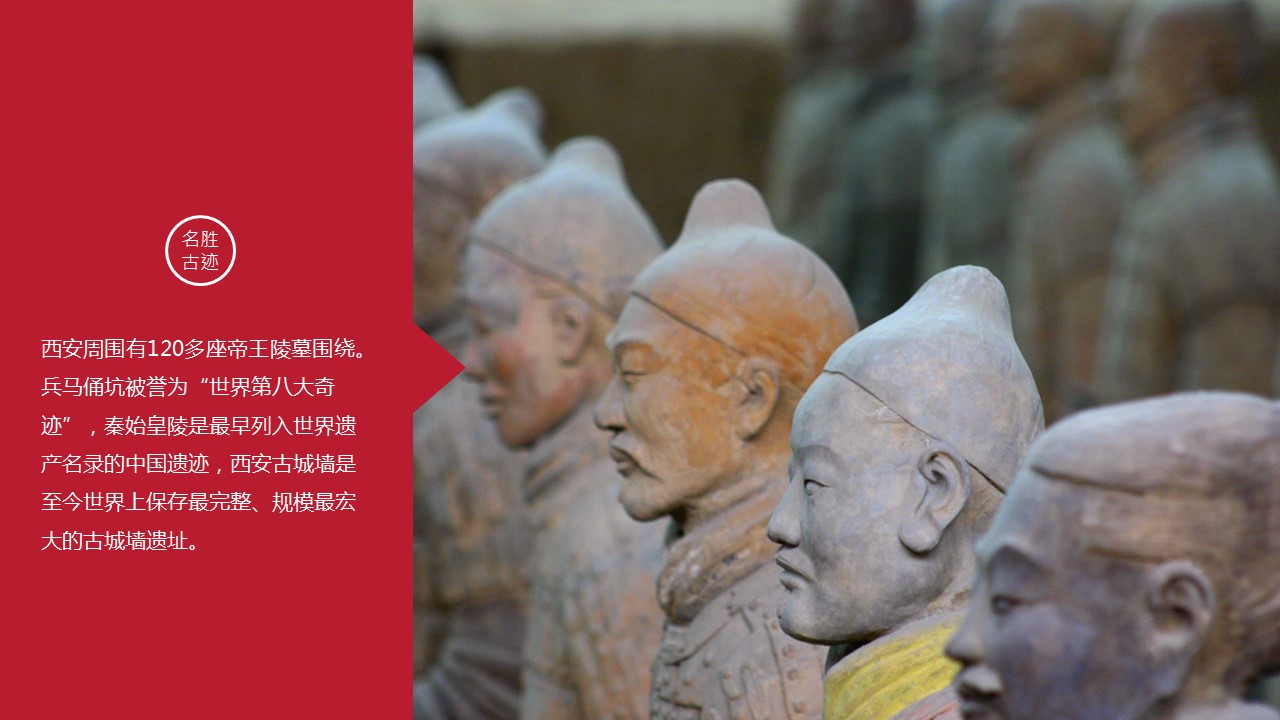 商务.旅游景点历史名城西安介绍简介PPT——图文的PPT模板-6/14