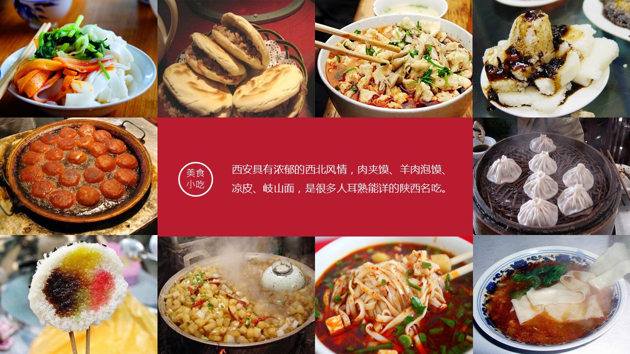 商务.旅游景点历史名城西安介绍简介PPT——图文的PPT模板-7/14