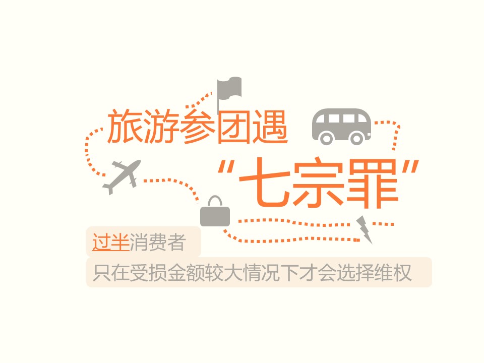 商务.旅游景点旅游参团遇“七宗罪”PPT——图文的PPT模板-1/13